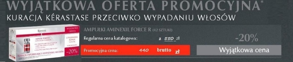 kerastase aminexil,wpydanie włosów ,kuracja ampułki 