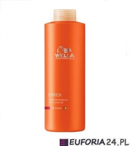 Wella Enrich szampon nadający objętość do włosów cienkich i normalnych, 1000ml