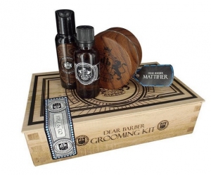 Dear Barber V Style & Go Pomade Set - Szampon 50ml+ perfumy 30ml+ pomada 100ml