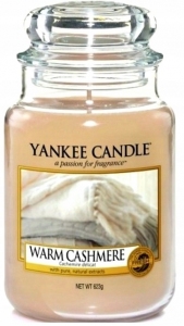 Yankee Candle świeca Large Jar Warm Cashmere 623g
