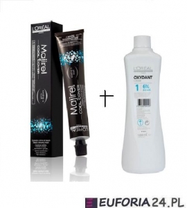 Loreal Majirel Cool Cover, zestaw do koloryzacji: farba + oxydant 60ml