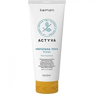 Kemon ACTYVA Nutrizione Ricca,  nawilżająca maska do włosów 200ml