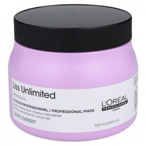 Loreal Liss Unlimited, maska wygładzająca, 500ml,niezdycyplinowane,big