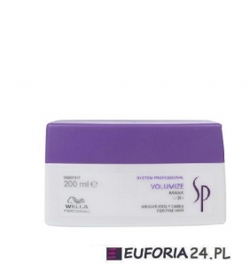 Wella SP Volumize, maska nadająca objętości, 200ml