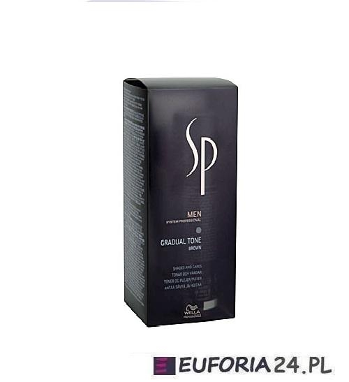 WELLA SP MEN GRADUAL TONE BROWN PIGMENT BRĄZOWY,Czarny 60ml