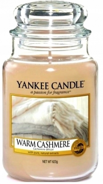 Yankee Candle świeca Large Jar Warm Cashmere 623g